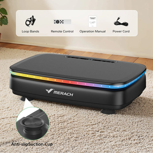 MERACH Vibration Plate Exercise Machine For Whole Body Workout