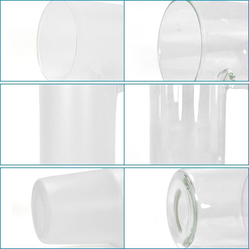 32oz or 40oz Personalized custom Sublimation Clear or Frost Glass Tumbler, Mug, Cup with Handle