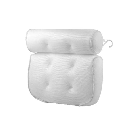 Bath Tub Pad Non-Slip Backrest Mesh Non-Slip Pad Bathroom Pillow SPA Massage Cushion 4D Suction Cup
