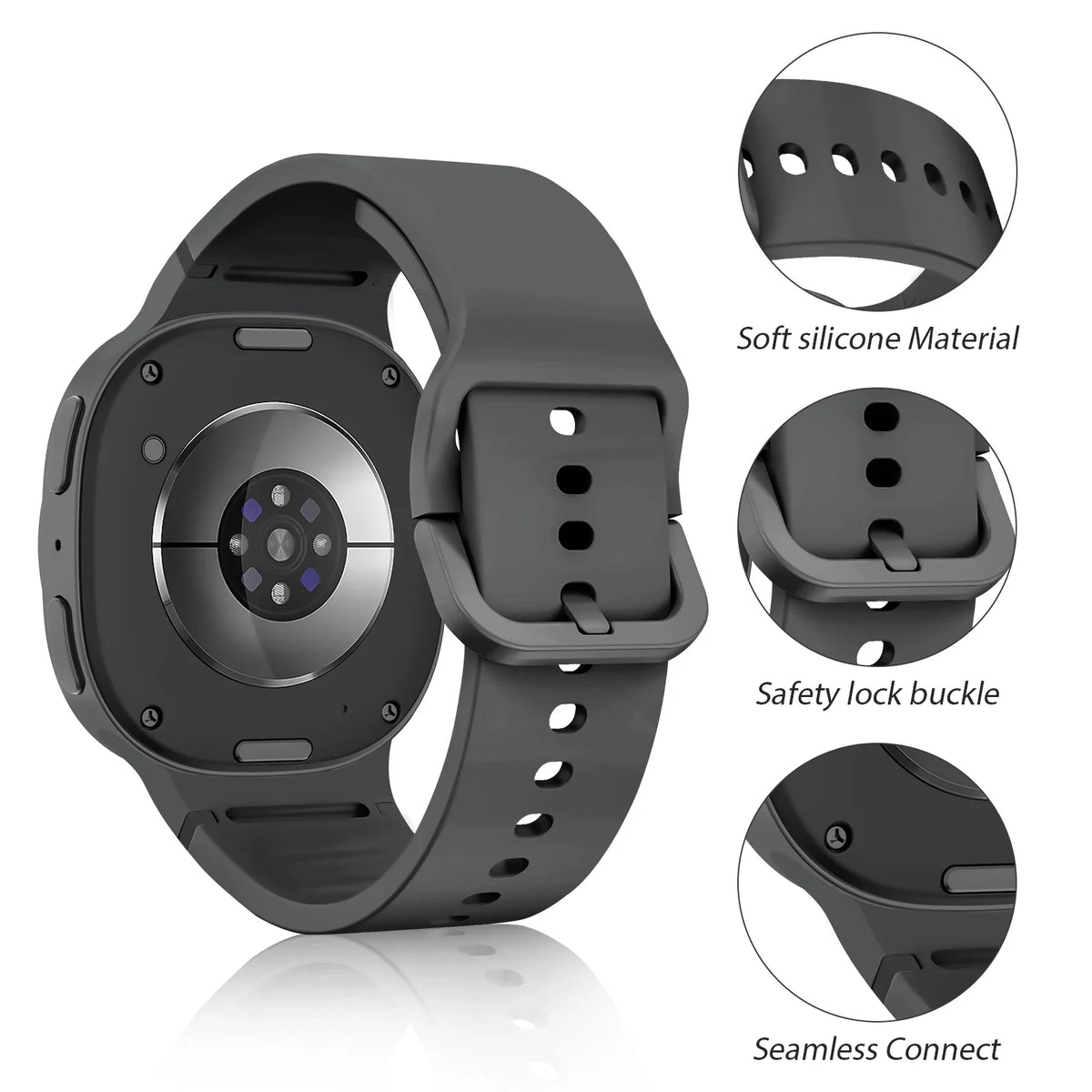 Samsung Galaxy 8 and Galaxy 8 Classic Silicone Band - Soft