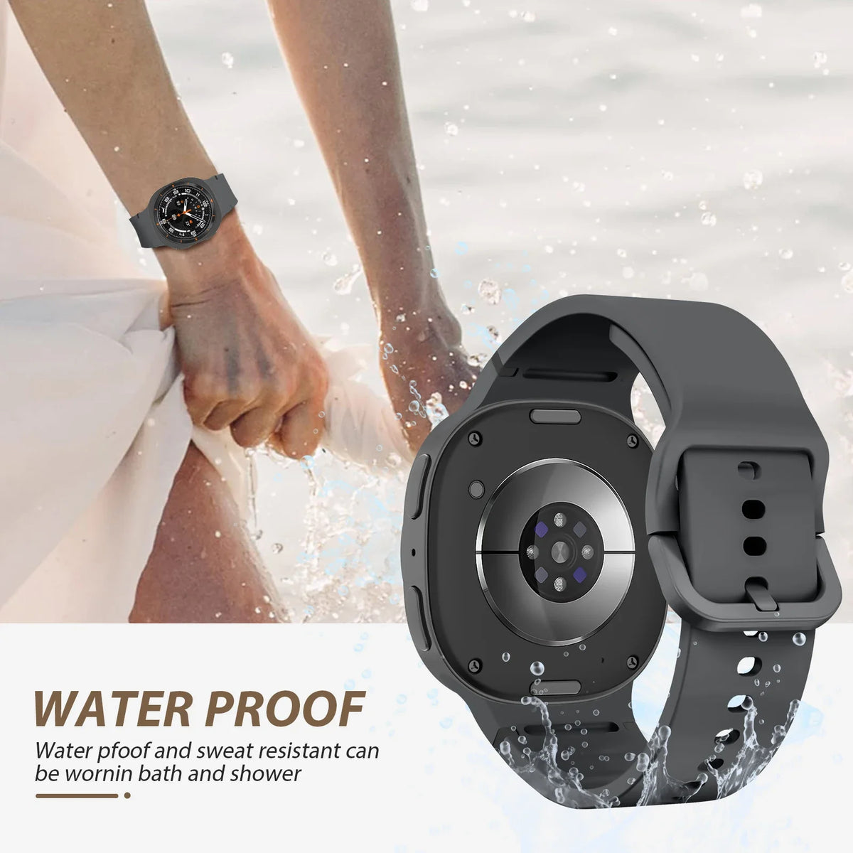 Samsung Galaxy 8 and Galaxy 8 Classic Silicone Band - Soft