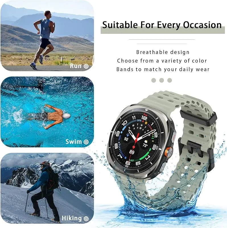Galaxy 8 Galaxy 8 Classic Silicone Band - Soft Waterproof